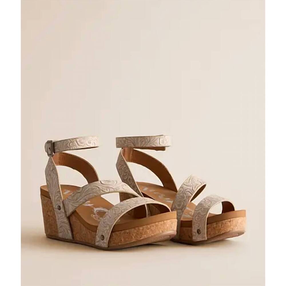 NEW VERY G women's kiara wedge sandal in green